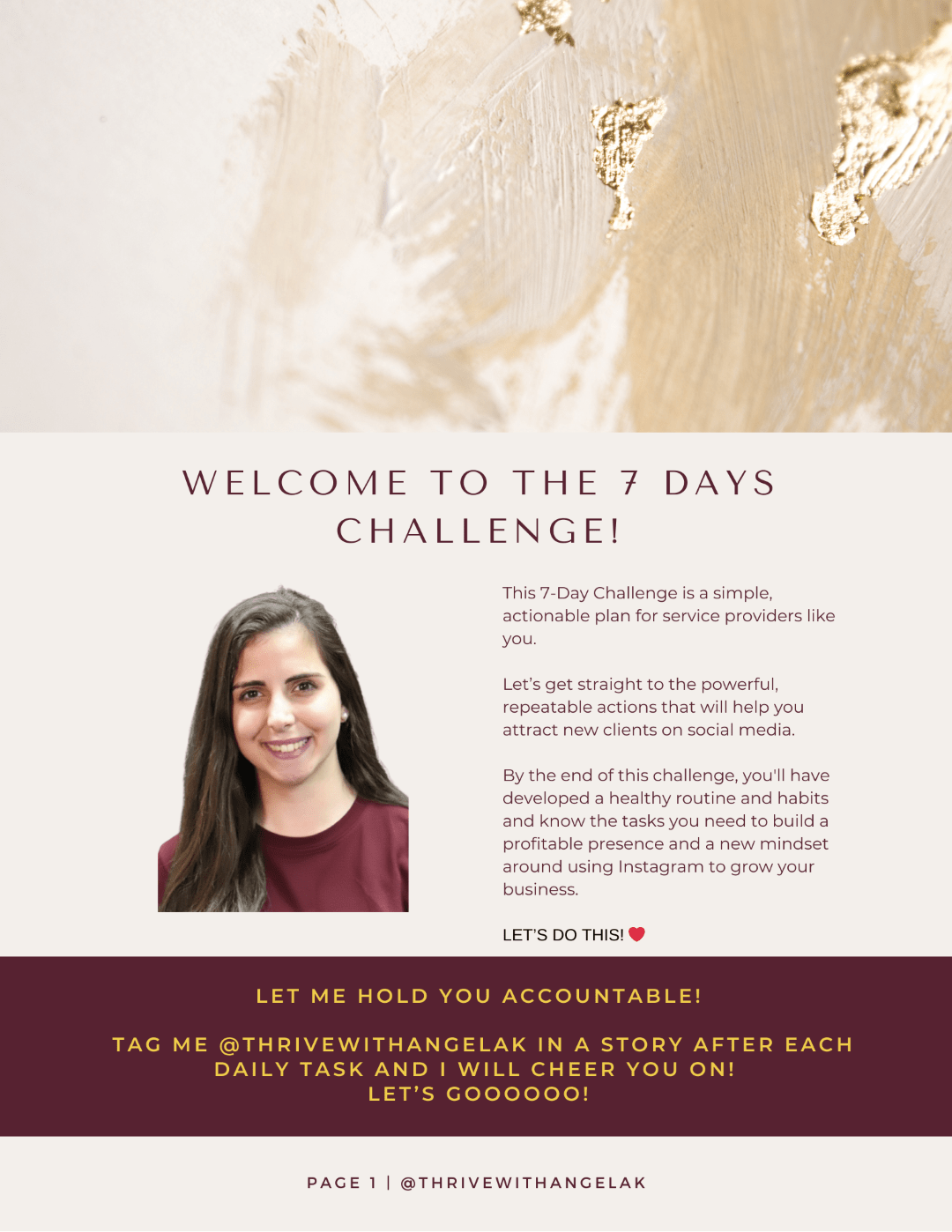 Angela K 7 Day Challenge